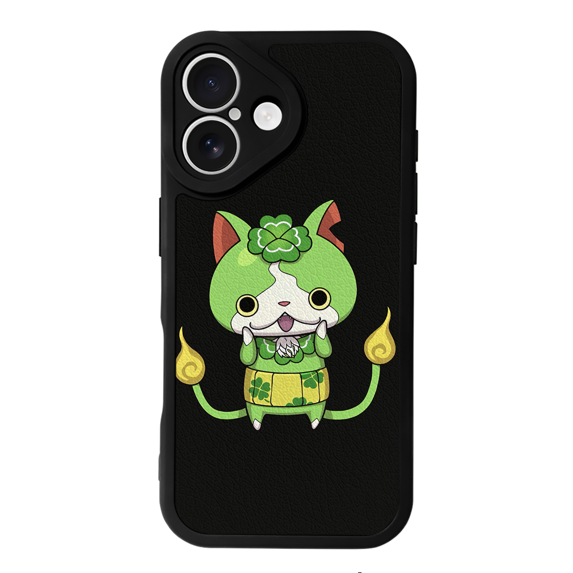 （画像用） 妖怪ウォッチ Yo-kai Watch 【iPhone 16シリーズ対応】シリコンスマホケース（レザー調） 材質：シリコン